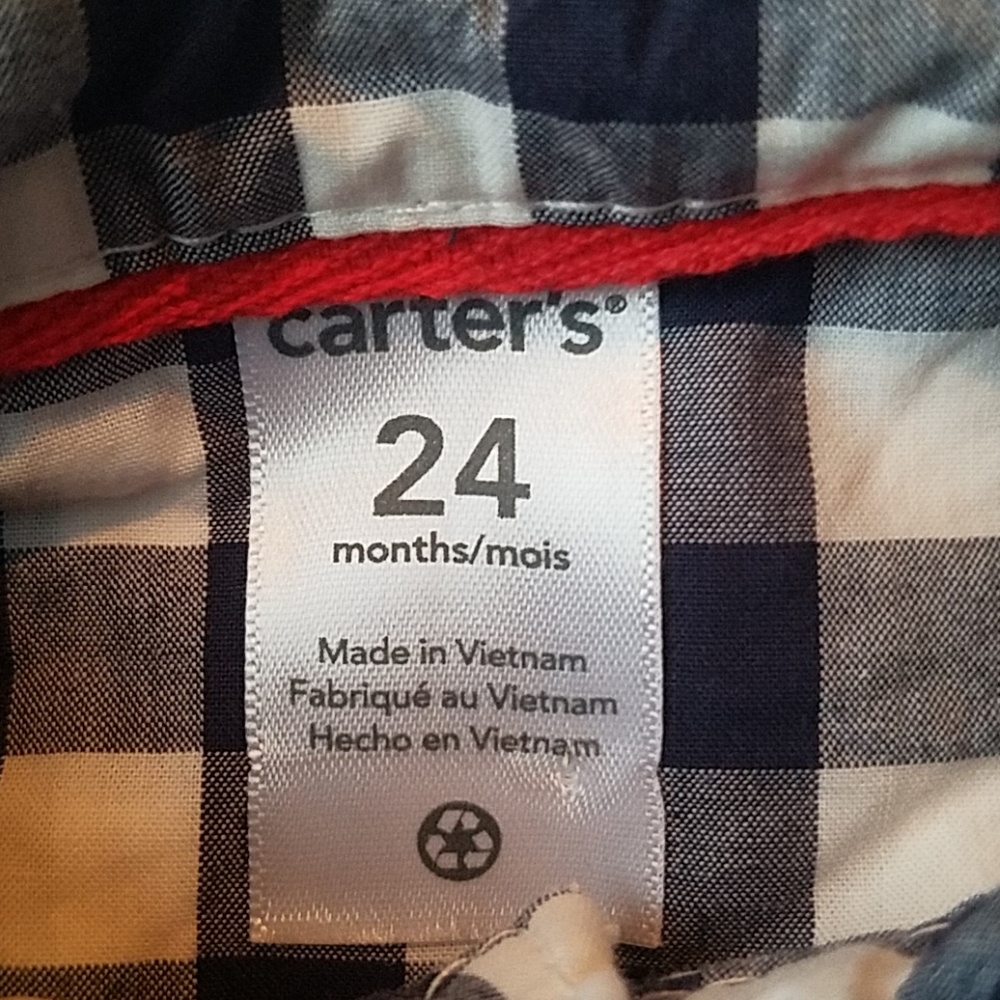 Carters checkered button down - Picture 2 of 4